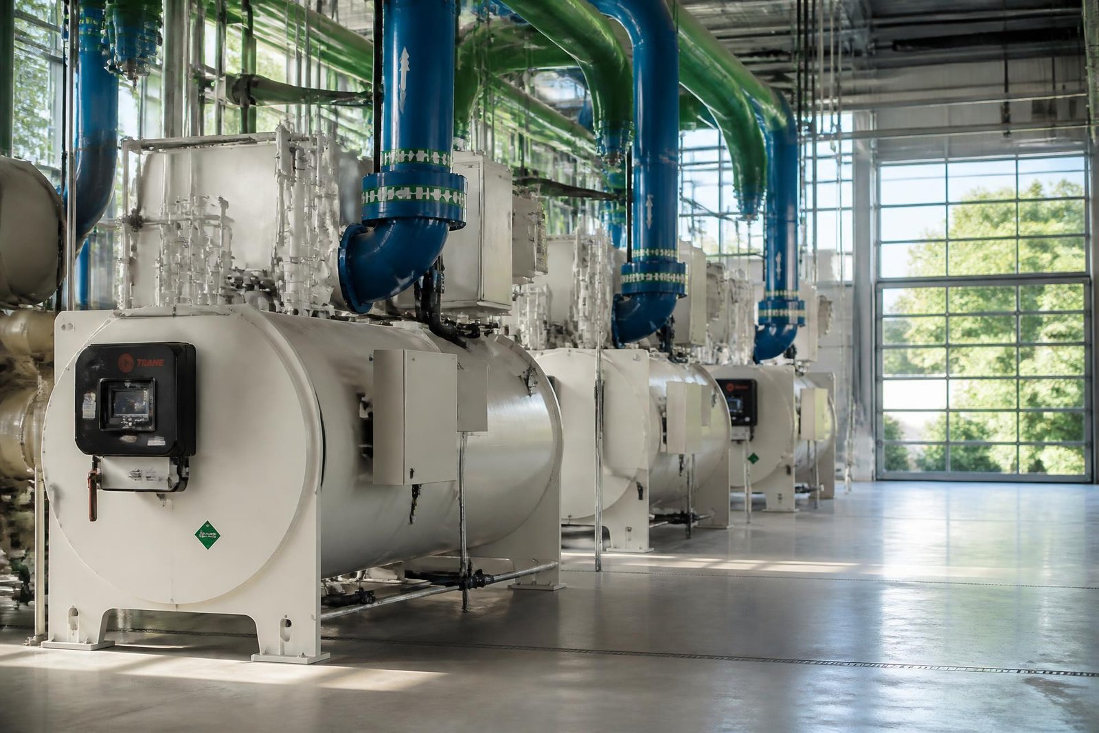 Centrifugal chiller plant